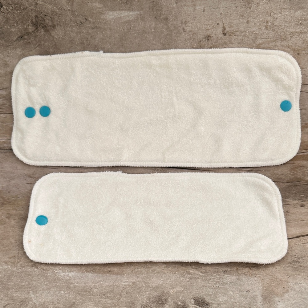 *NEW* Lalabye Baby cloth diapers PAIR of large and small inserts.